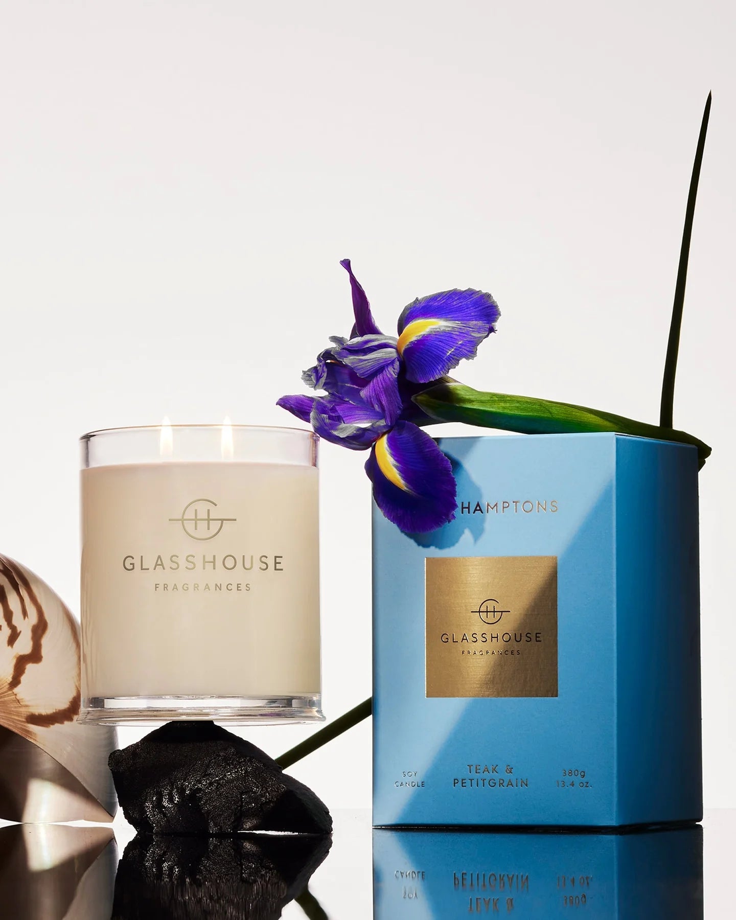 Glasshouse Fragrances 13.4 oz. Scented Candle-The Hamptons