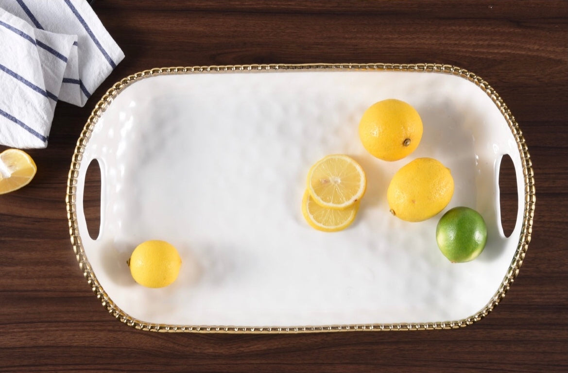 Pampa Bay Rectangular Tray with Handles