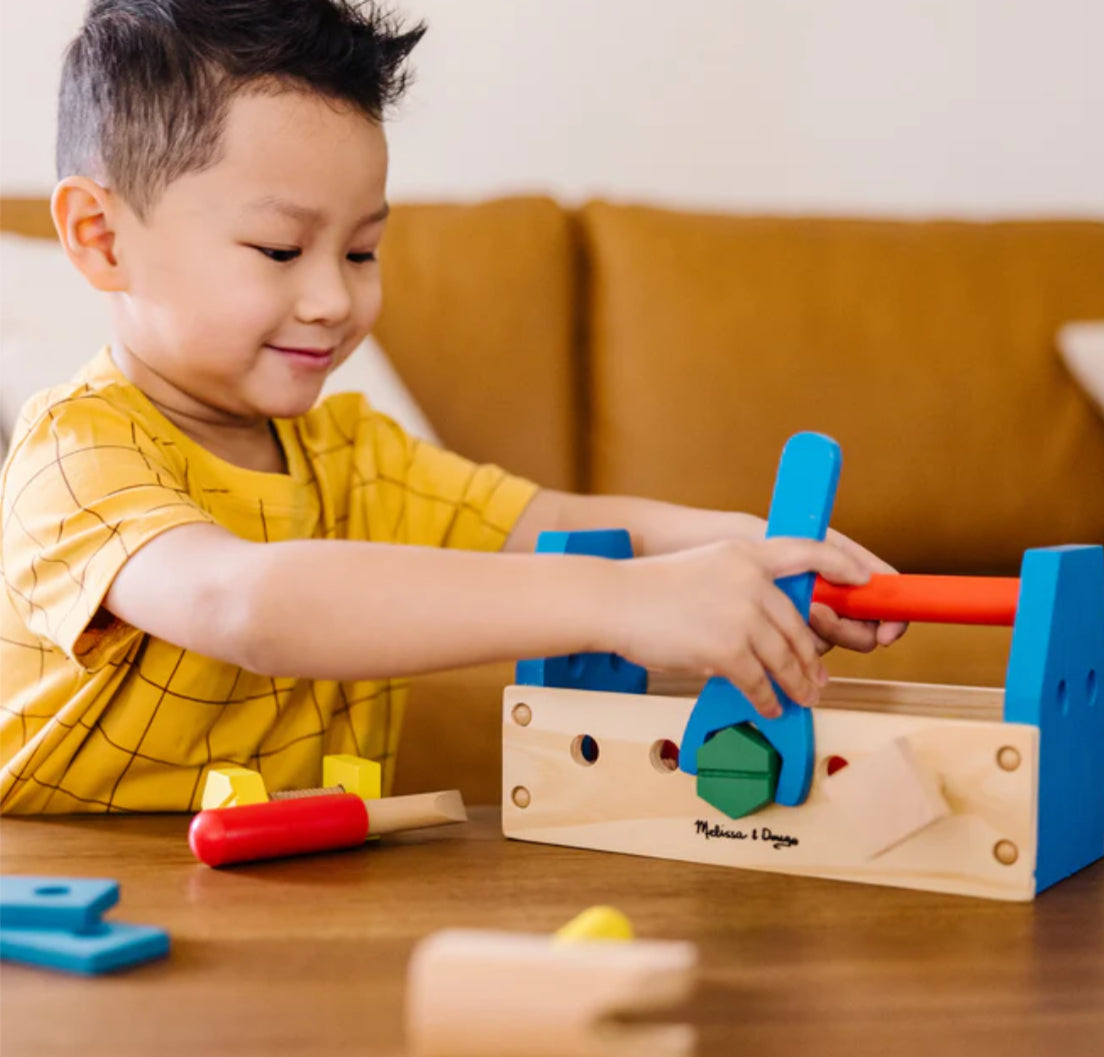 Melissa & Doug Wooden Take-Along Tool Kit