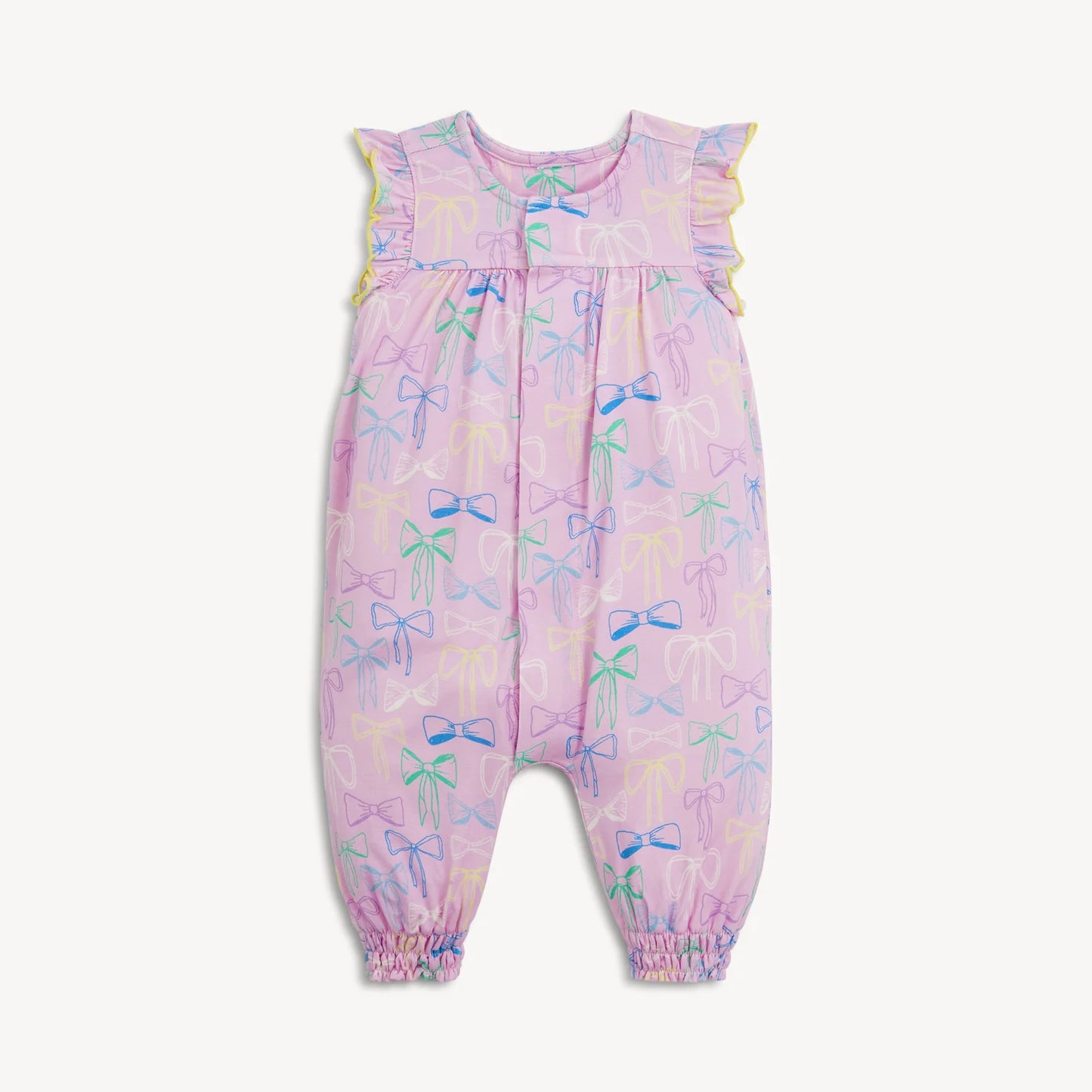 Magnetic Me Flutter Sleeve Romper-Take a Bow