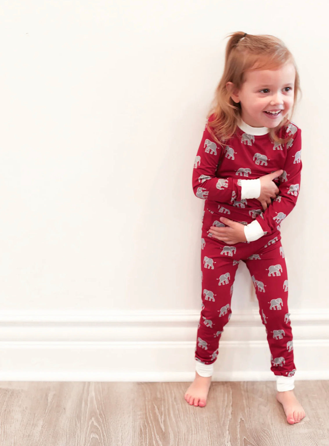 Southern Slumber Elephant 2 Piece Bamboo Pajama Set