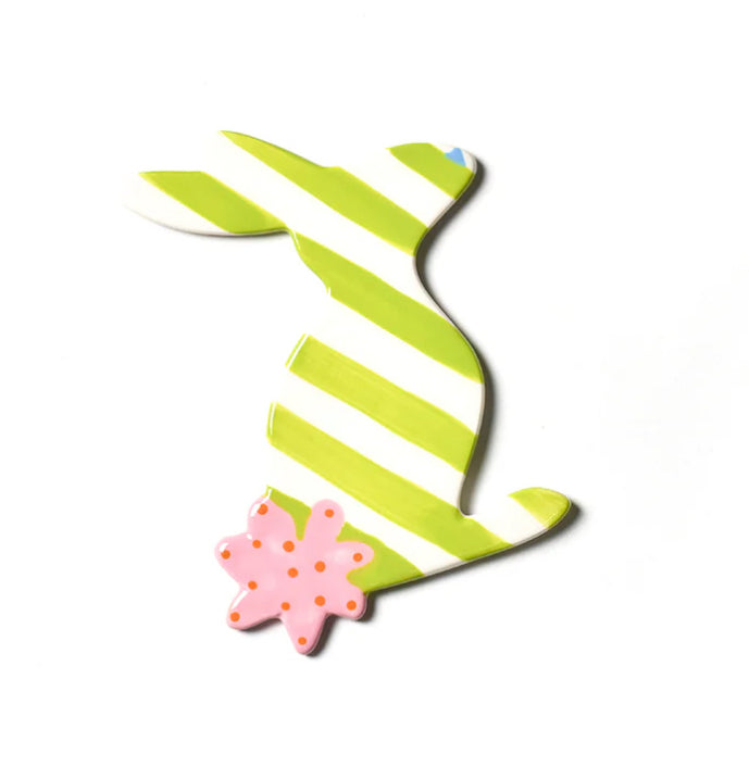 Happy Everything Striped Rabbit Mini Attachment