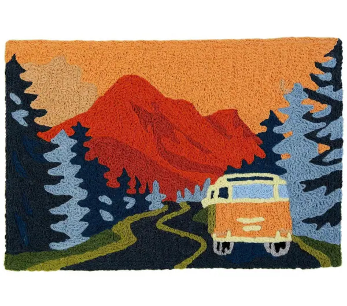 Jellybean Indoor/Outdoor Accent Rugs-Born To Roam