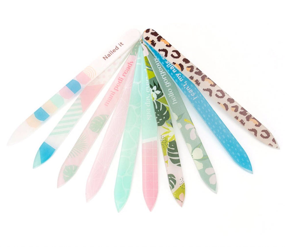 Lemon Lavender Better Shape Up Glass Nail File