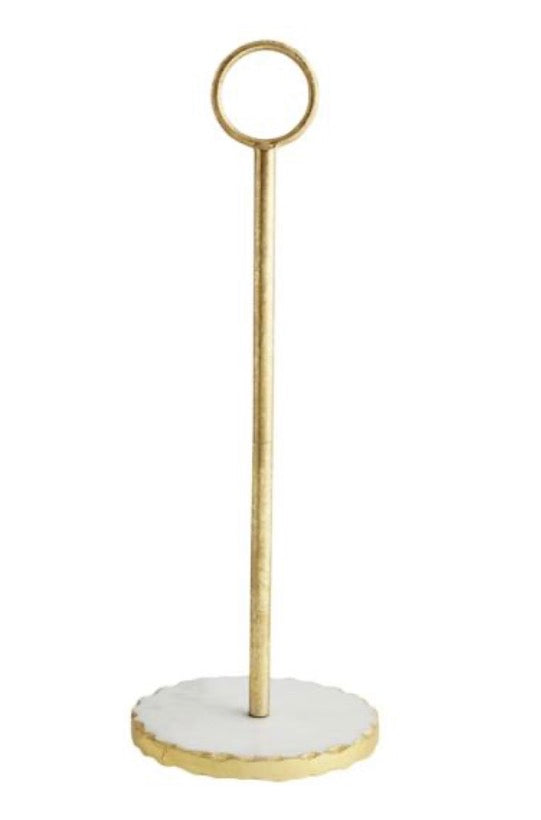 Mudpie Gold Marble Paper Towel Holder