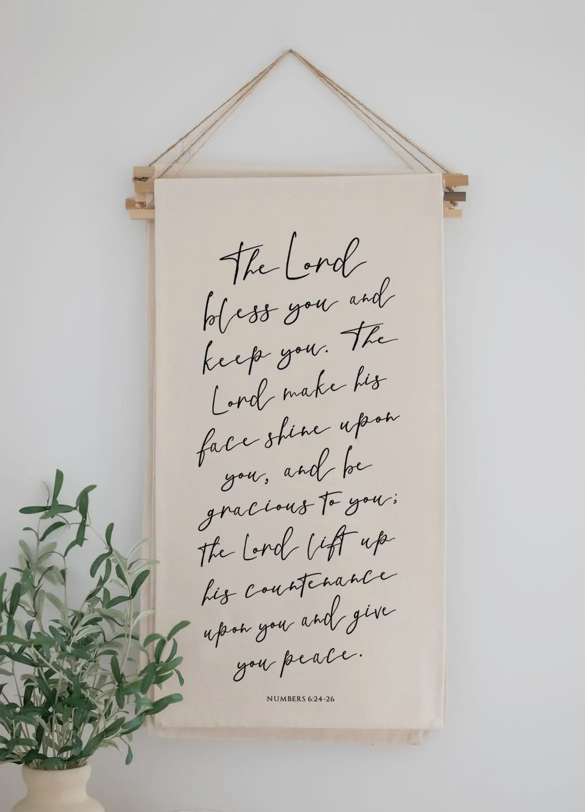 Revelation Culture Hanging Scroll Banner-The Lord Bless