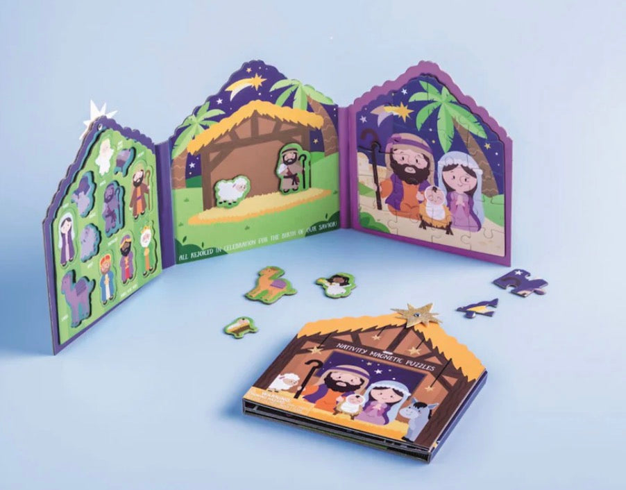 Mudpie Nativity Magnetic Puzzle Set