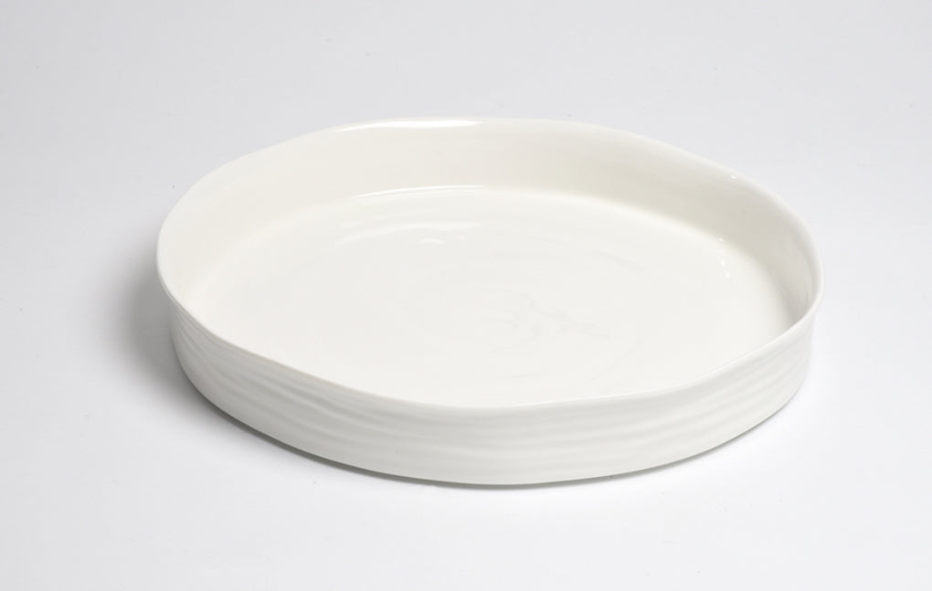Pampa Bay Round Platter-Le Blanc