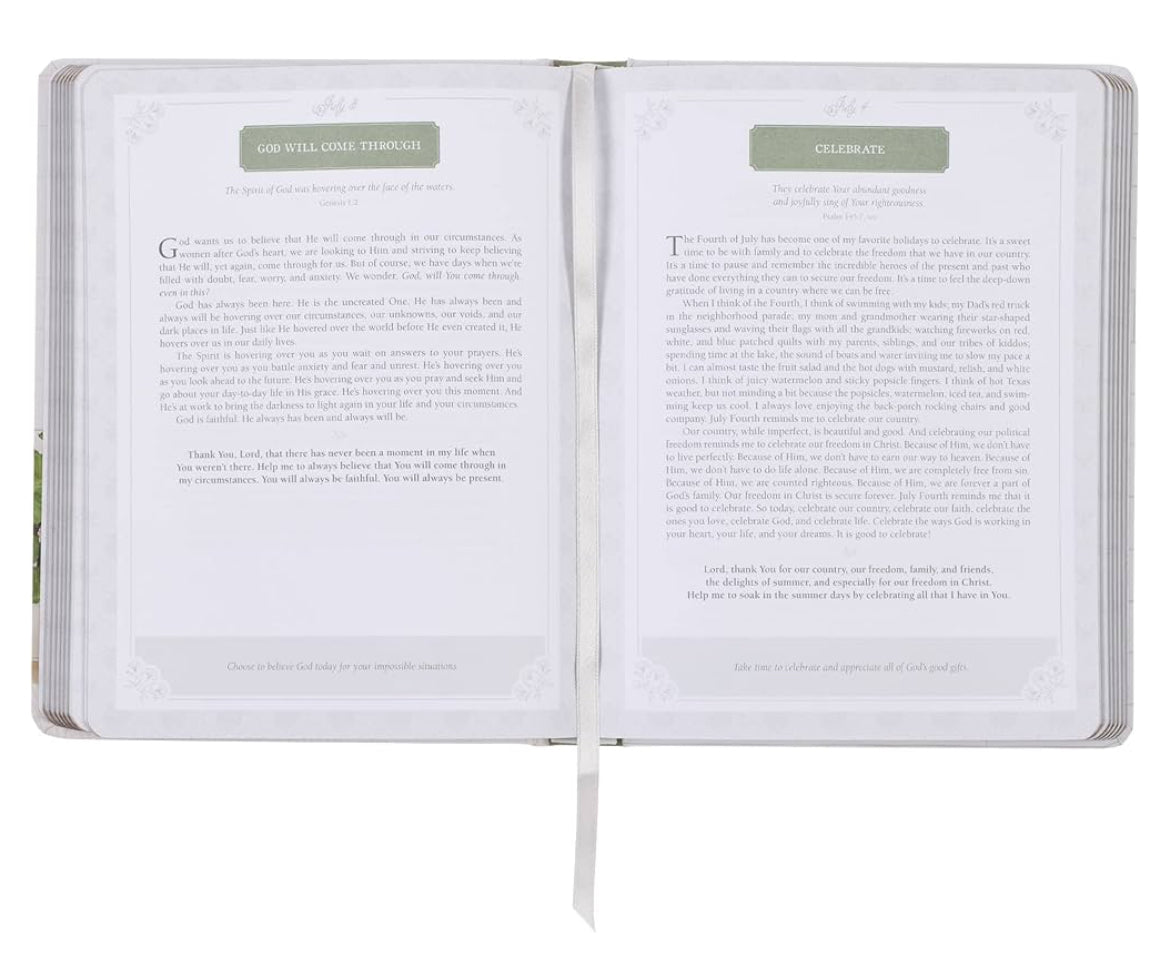 Christian Art Gifts Daily Hope for a Women's Heart Devotional-Hardcover