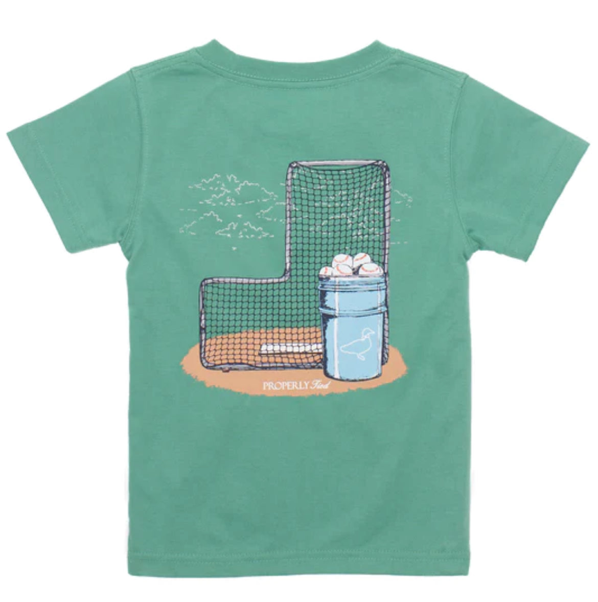 Properly Tied Baby/Boys Baseball Bucket SS Ivy
