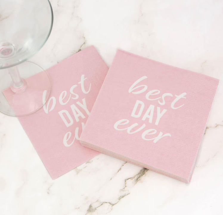 The Royal Standard Best Day Ever Cocktail Napkins (Pack of 20)