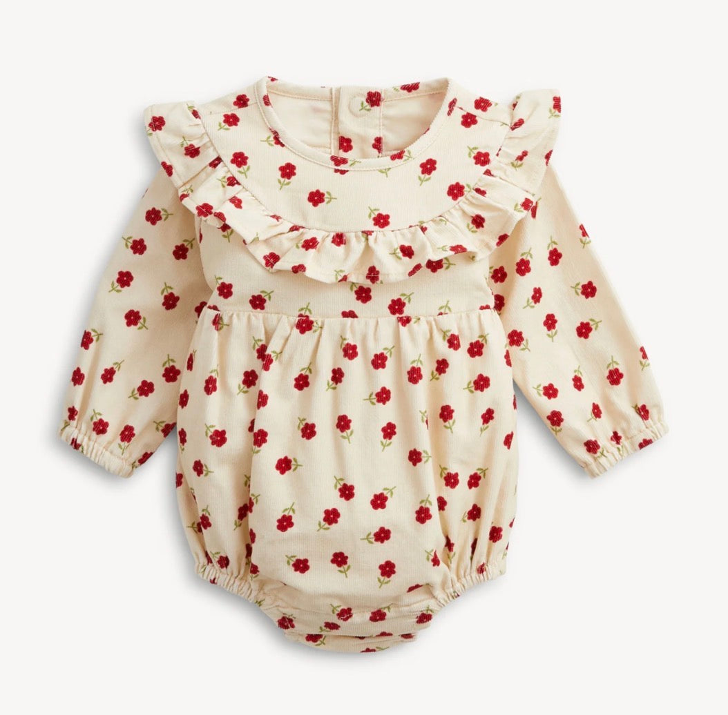 Magnetic Me Corduroy Magnetic Bubble Romper-Norah