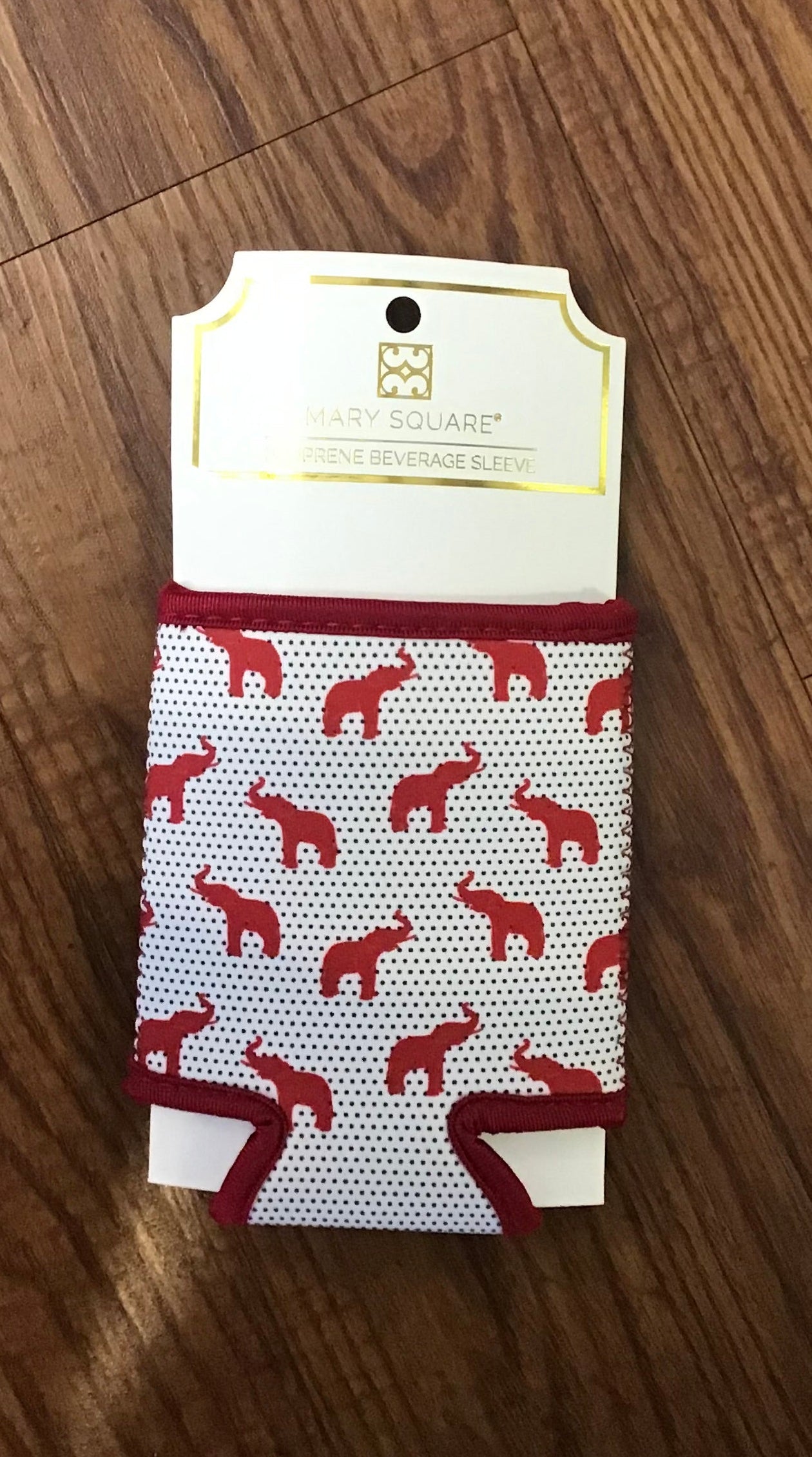 Mary Square Beverage Sleeve-Elephant Pride