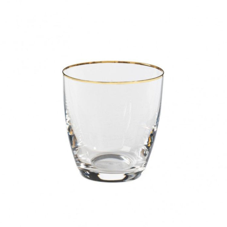 Casafina Tumblers With Golden Trim-Sensa