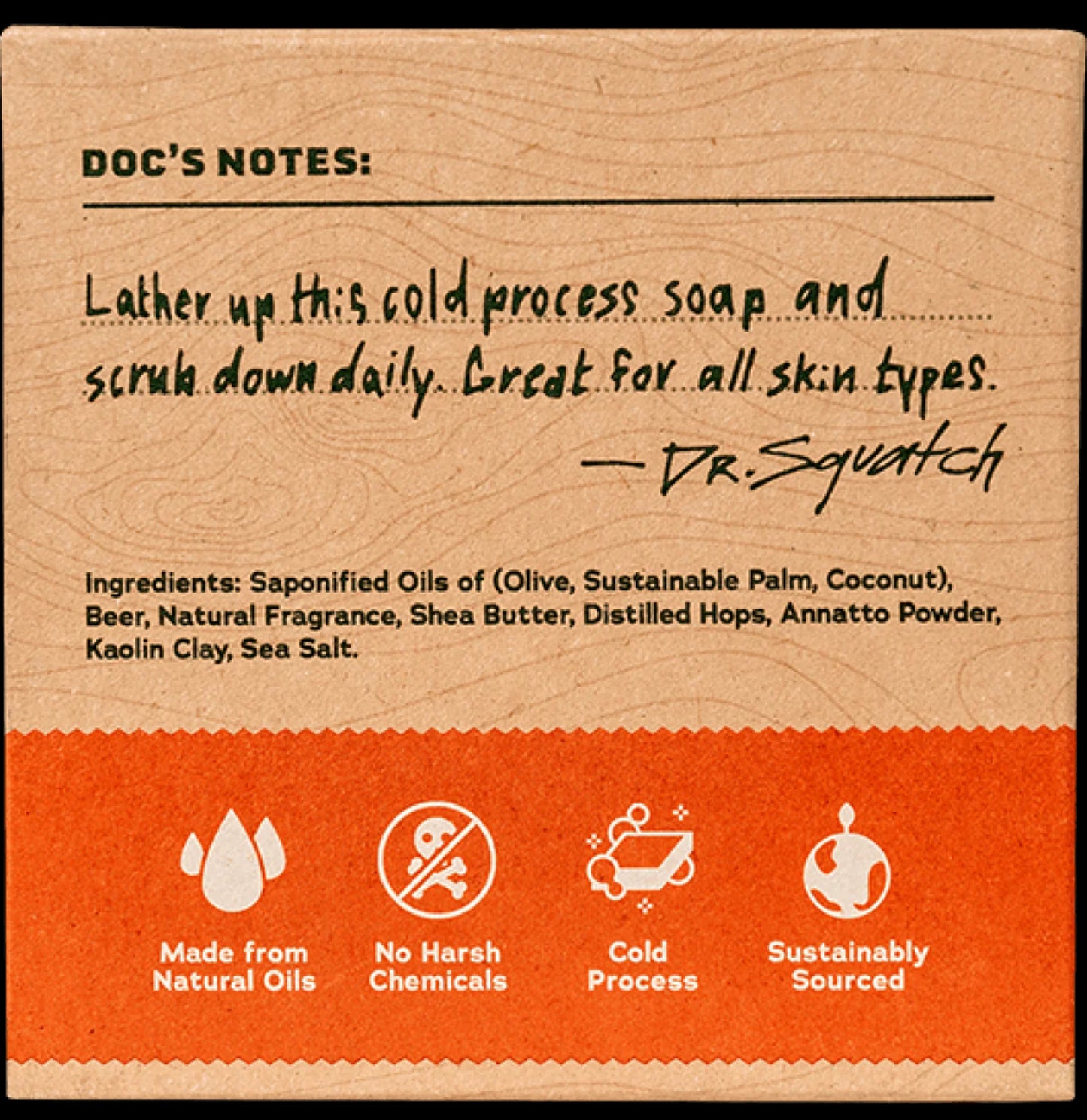 Dr. Squatch Bar Soap-Grapefruit IPA