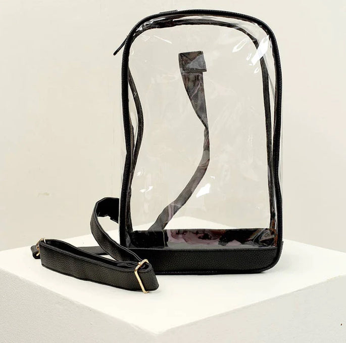 The Royal Standard Ultimate Clear Sling Pack-Black