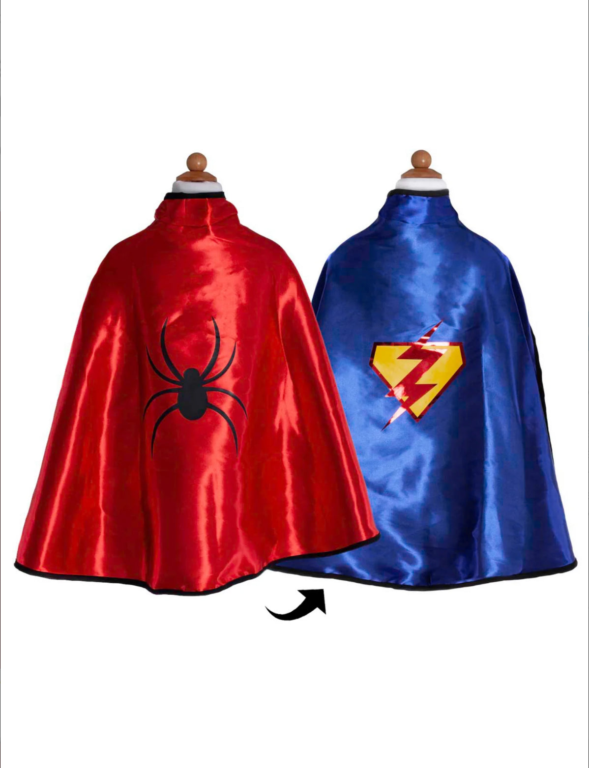 Great Pretenders Reversible Adventure Cape with Mask (Size 5-6)