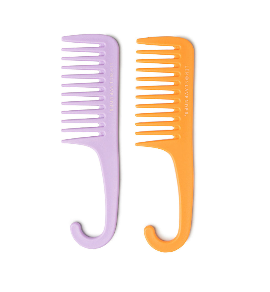 Lemon Lavender Knot Today Detangling Shower Comb (2 pack)