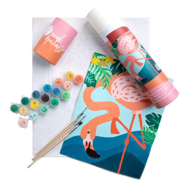 Pink Picasso Paint By Numbers Kit (8x10)-Stand Out in the Crowd