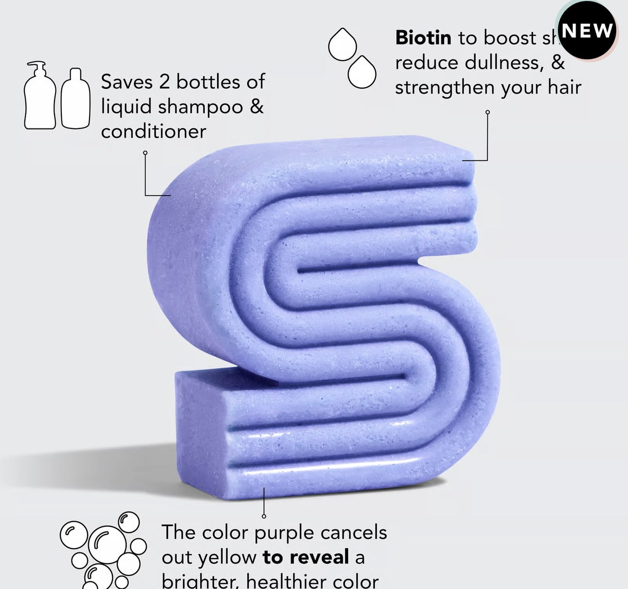 Kitsch Purple Toning Solid Shampoo