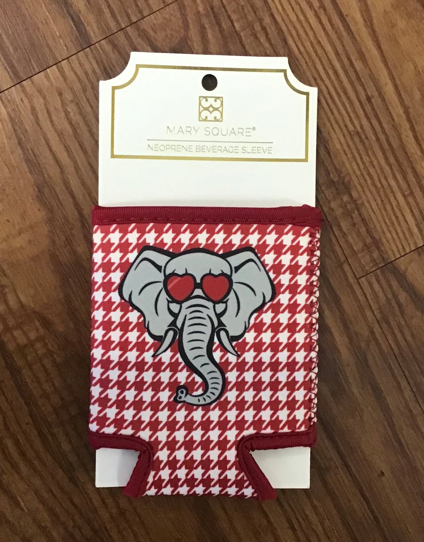 Mary Square Beverage Sleeve-Houndstooth