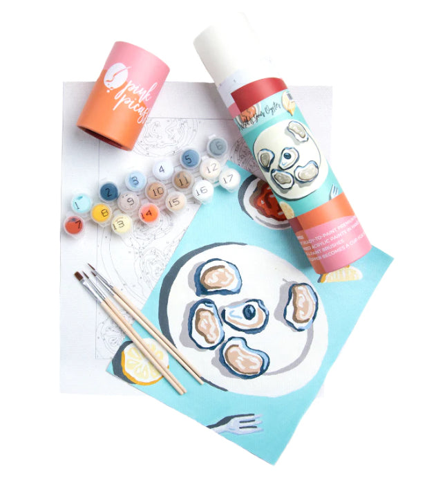 Pink Picasso Paint By Number Kit (8x10)-The World is Your Oyster