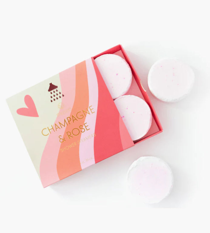 Musee Shower Steamers (4 count)-Champagne & Rose