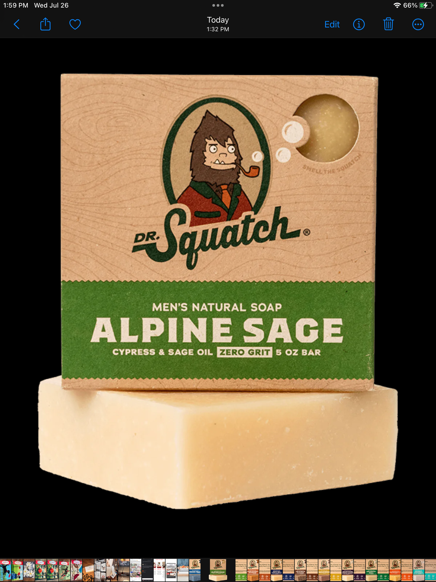 Dr. Squatch Bar Soap-Alpine Sage