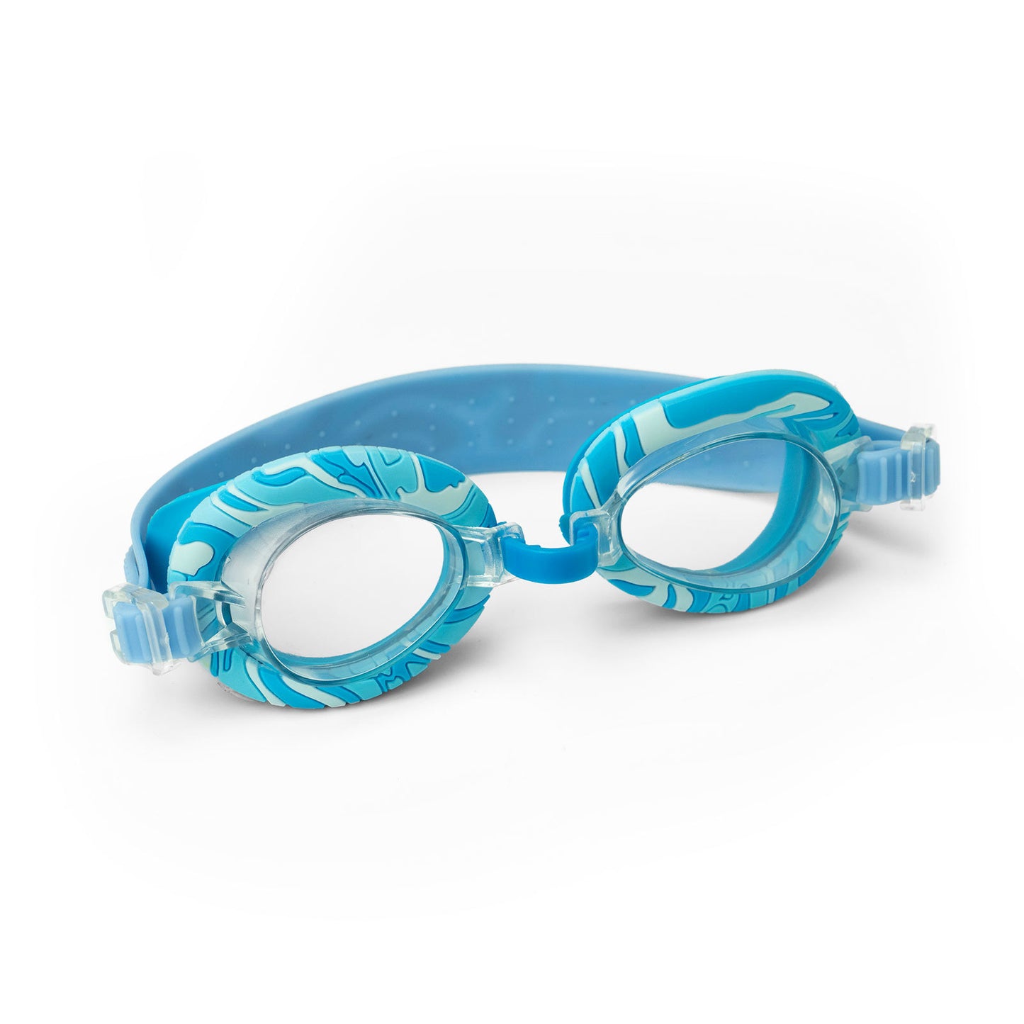 Juice Box Swimming Goggles with Travel Case-Whirlpool
