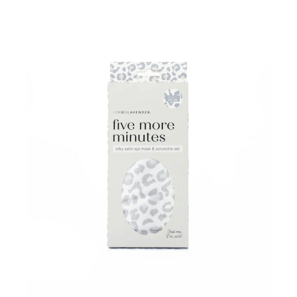Lemon Lavender Five More Minutes Silky Eye Mask & Scrunchie Set