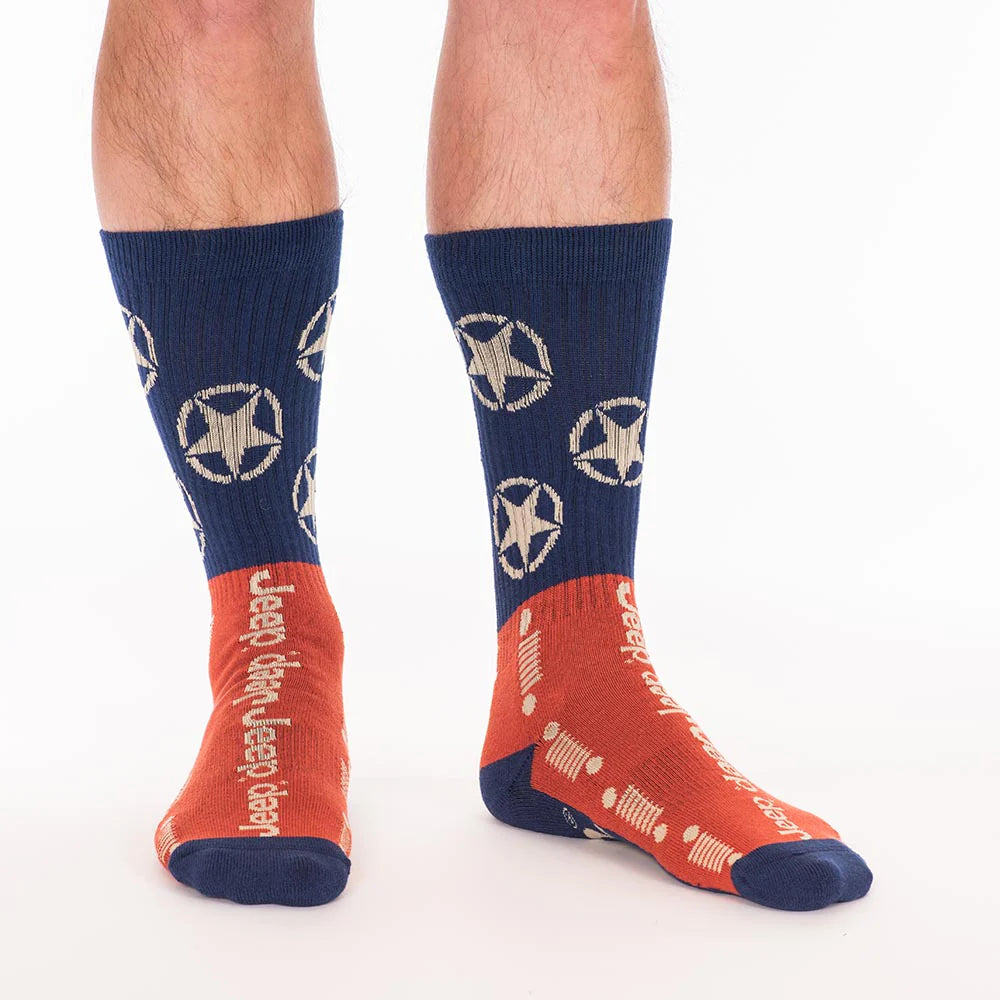 Jeep Old Patriot Crew Socks