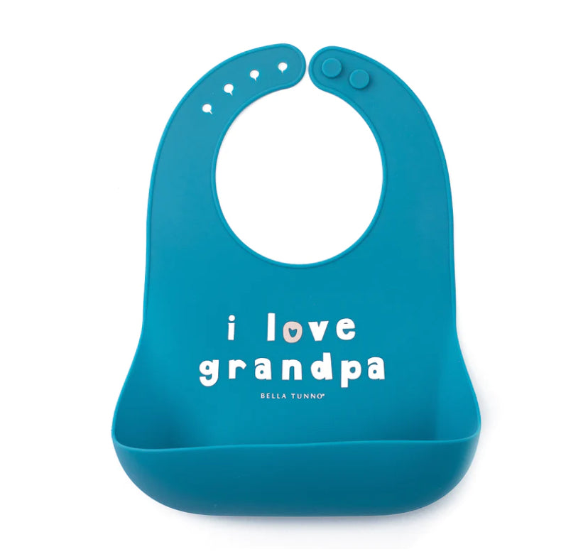 Bella Tunno Wonder Bib-I Love Grandpa