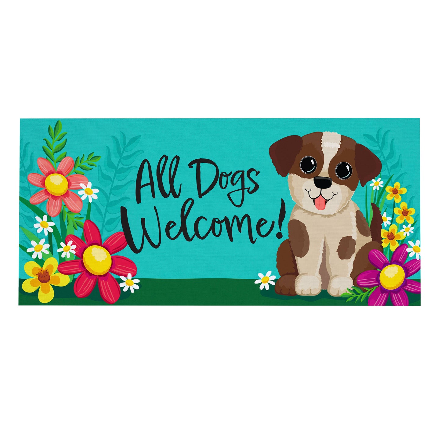 Evergreen Enterprises Sassafras Switch Mat-All Dogs Welcome