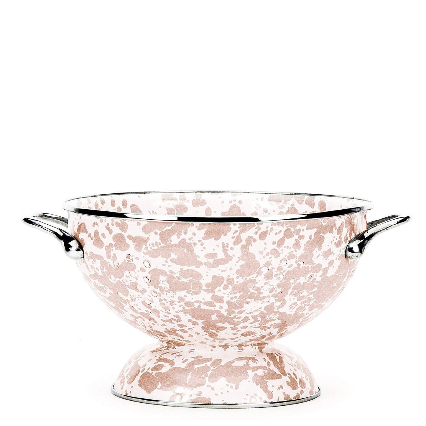 Golden Rabbit Enamelware Swirl Medium Colander