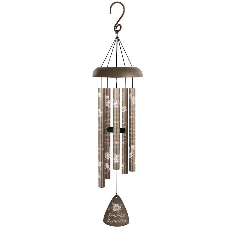 Carson Home Accents 30" Silhouette Sonnet Chime-Beautiful Memories