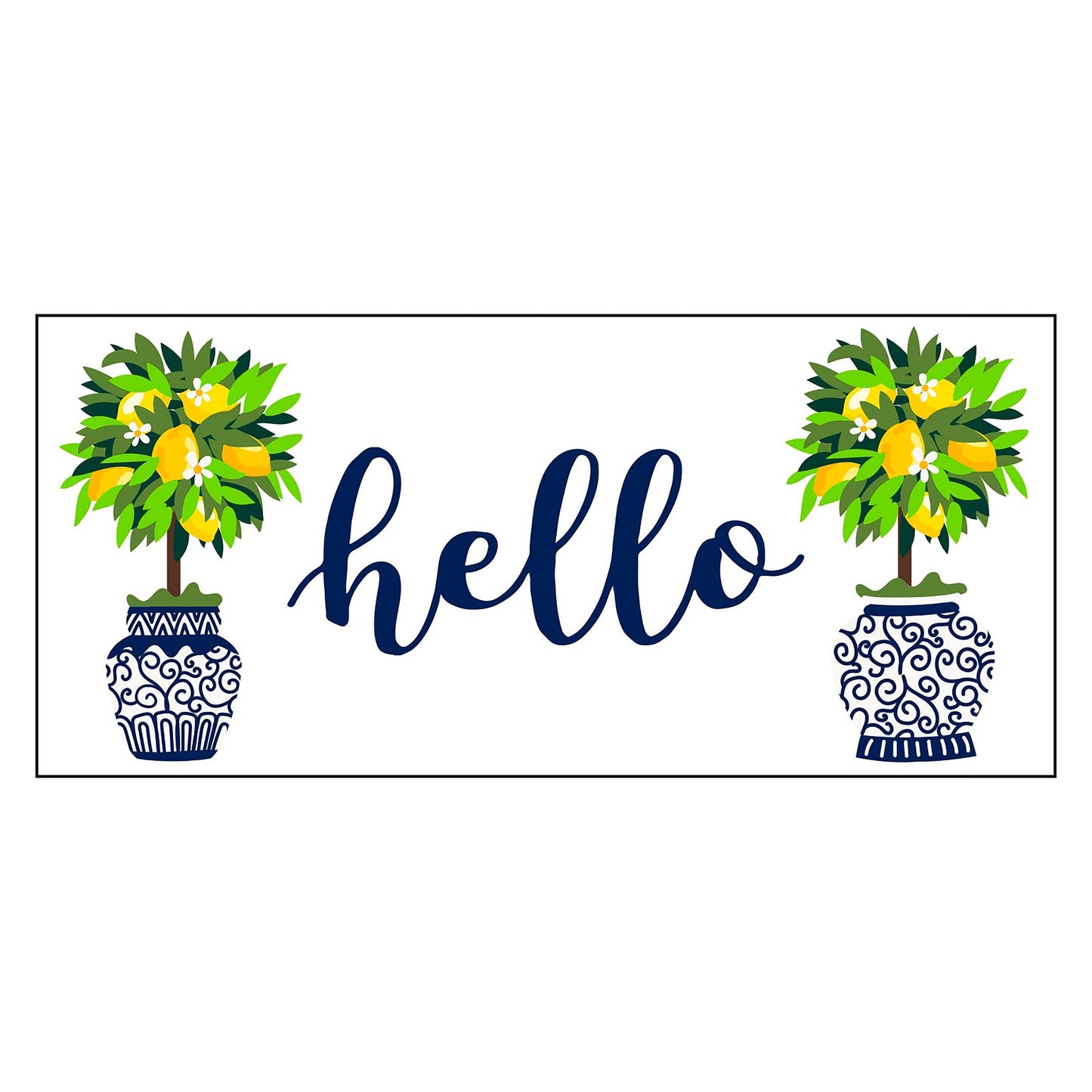 Evergreen Enterprises Flocked Coir Sassafras Switch Mat-Hello Topiary