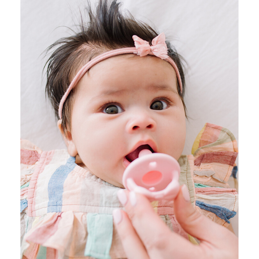 Itzy Ritzy Sweetie Soother Pacifier Sets (2-pack)-Pink Bows