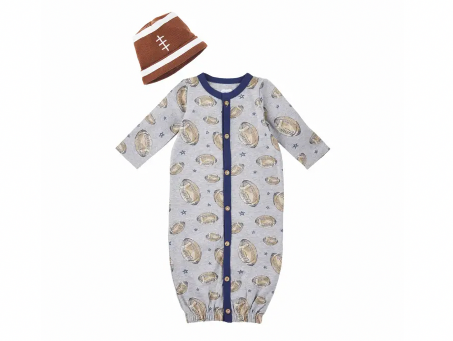 Mudpie Football Take Me Home Outfit (0-3 months)