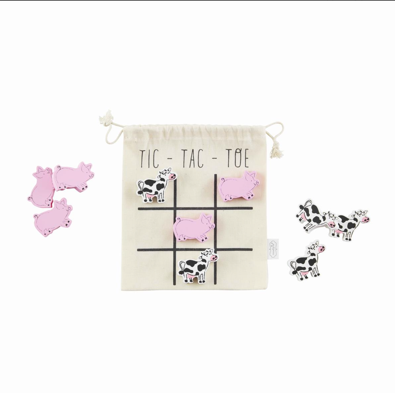 Mudpie Tic-Tac-Toe Farm Set