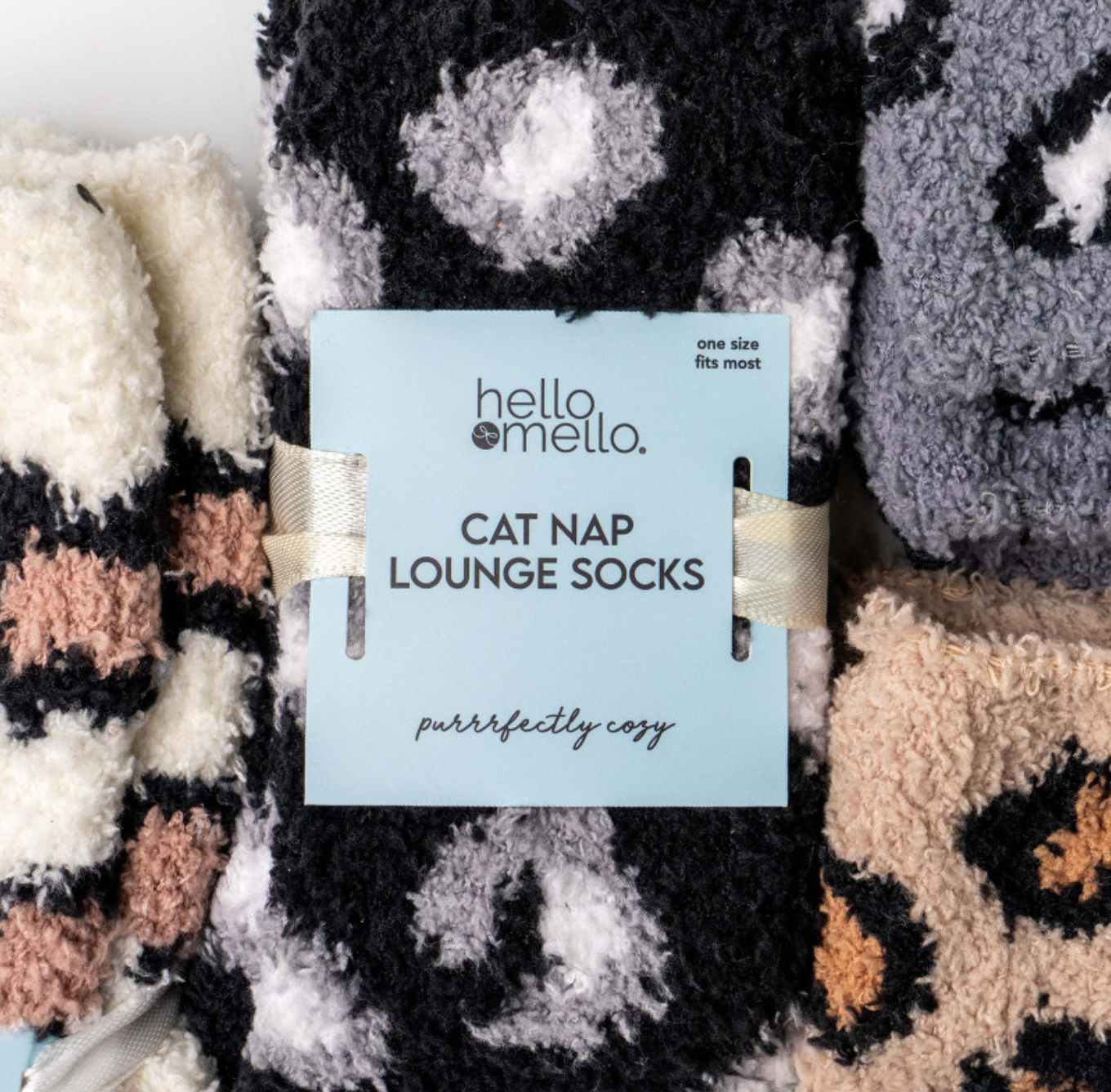 Hello Mello Cat Nap Lounge Socks
