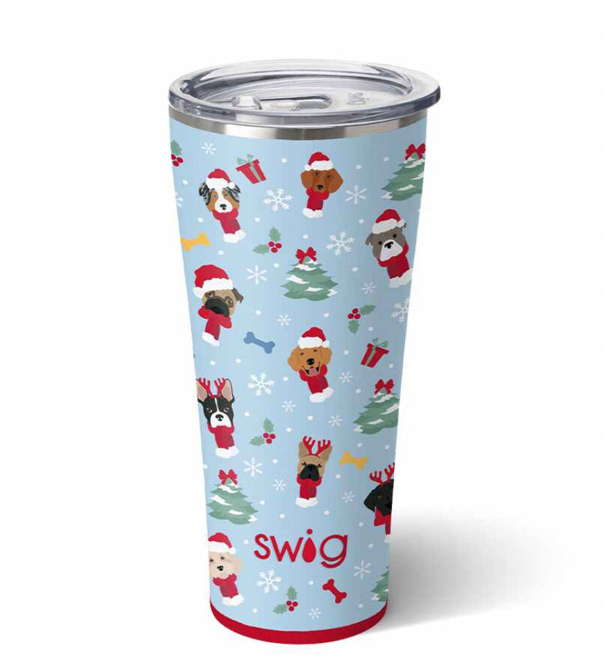 Swig Let’s Be Friends-Santa Paws (22 oz)