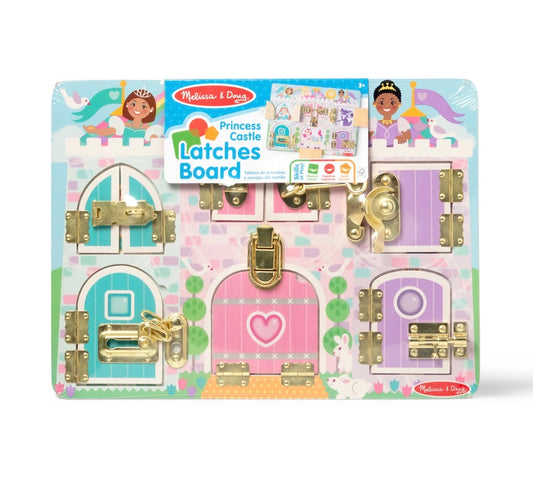 Melissa & Doug Princess Castle Latches Board