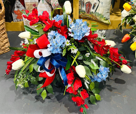 Patriotic Bereavement Tomb Topper
