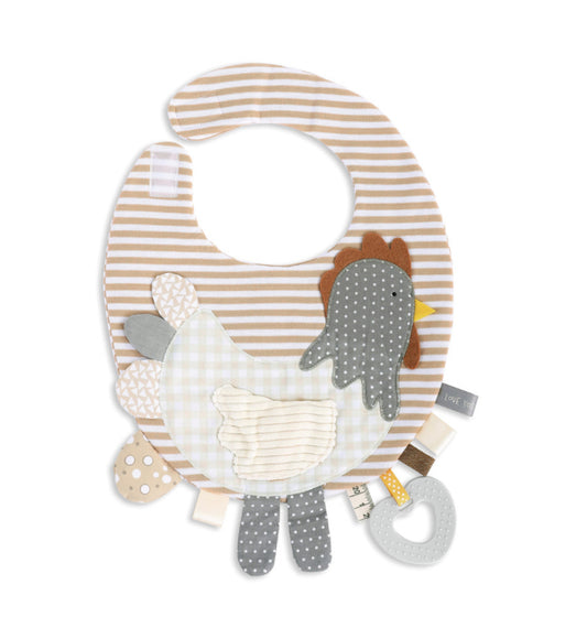 Demdaco Mommy and Me Activity Bib-Rooster