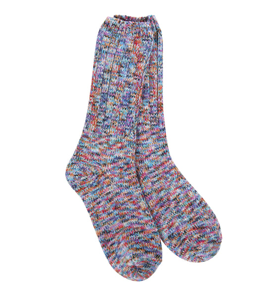 World’s Softest Socks Weekend Ragg Crew-Indigo