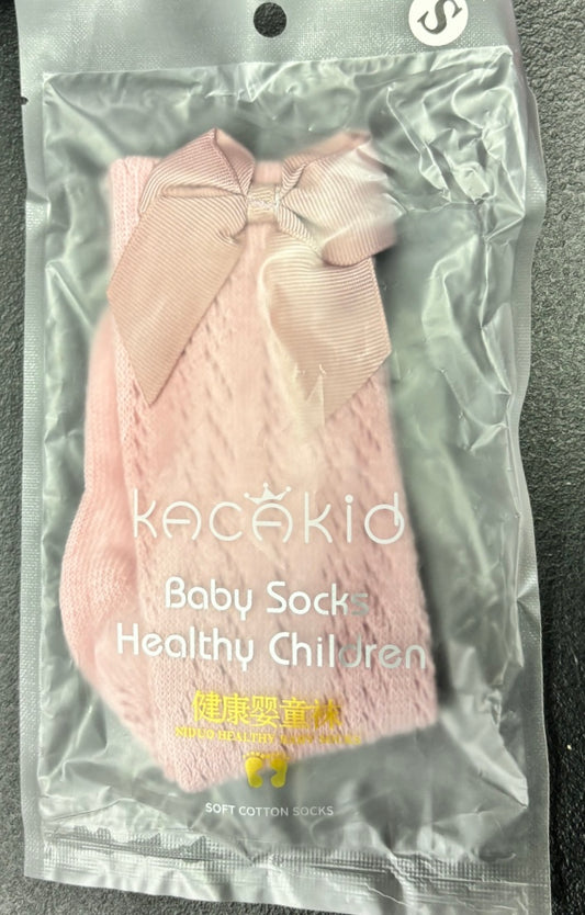 Kacakid Baby Knee Socks-Pink