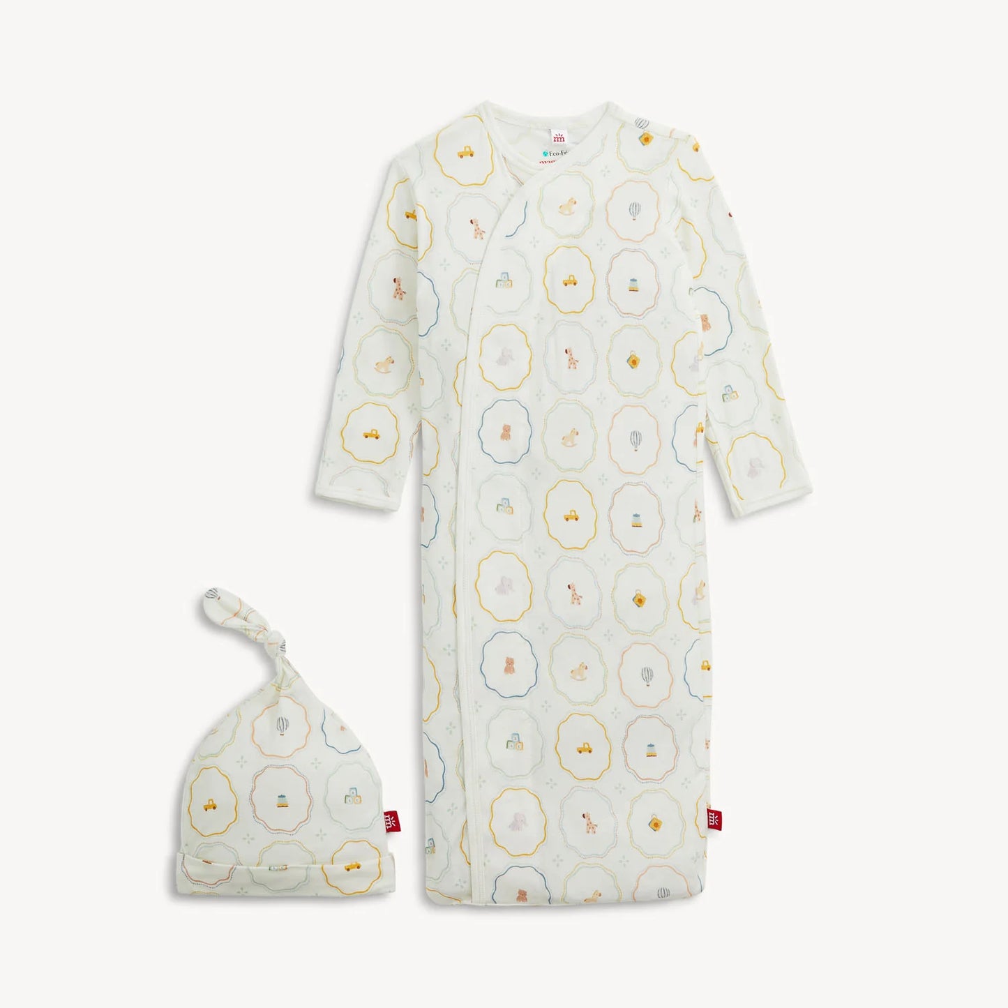 Magnetic Me Modal Gown & Hat Set-Nursery Magic (Newborn-3 months)