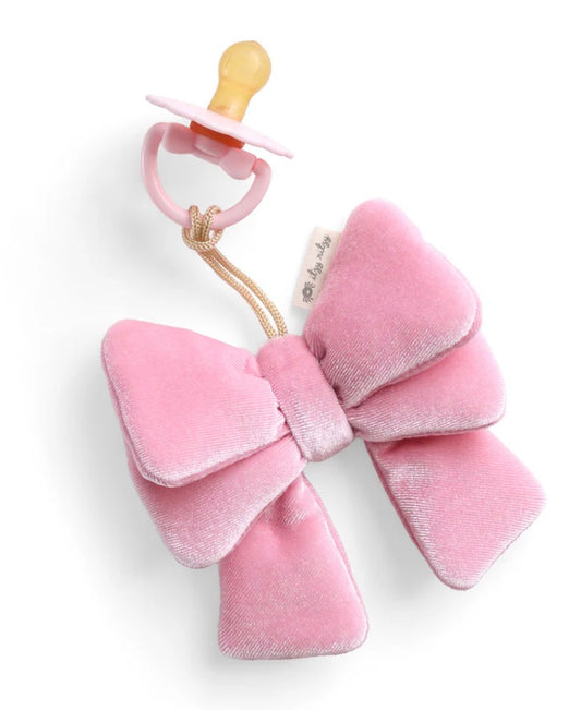 Itzy Ritzy Bitzy Pal Pacifier & Lovey-Bow