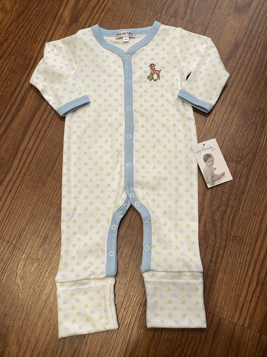 Magnolia Baby Embroidered Baby Buck Playsuit (3M)