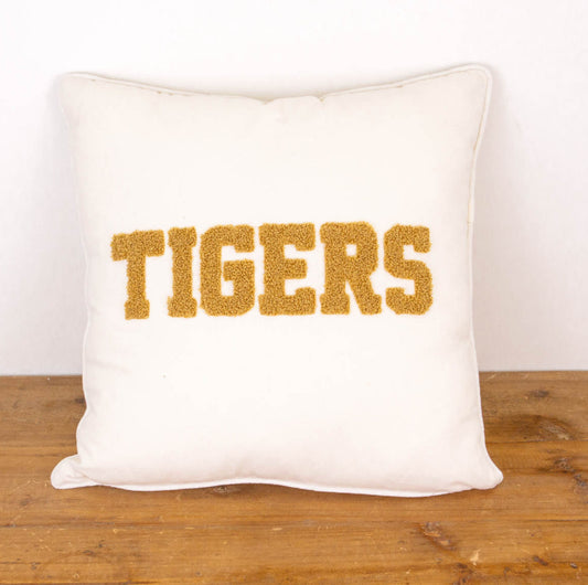 The Royal Standard Tigers Embroidered Pillow